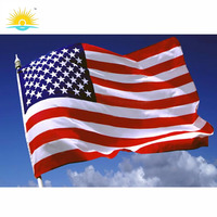 Vente en gros de drapeaux avec logo personnalisé de haute qualité 3*5 pieds Polyester Fanion Impression numérique Célébration de festival de vacances personnalisée