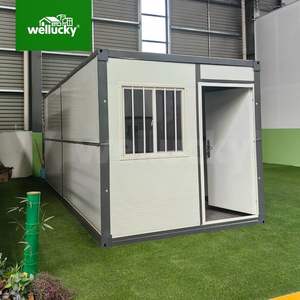 Maison Préfabriquée <span class=keywords><strong>Mobile</strong></span> Moderne <span class=keywords><strong>de</strong></span> 20 pieds, Modèle Tiny House, Pliable et Portable, pour Extérieur, Personnalisable, avec Aménagement Style Ferme et Rangement - Product Image 1