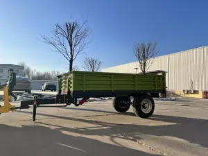Đa chức năng 3 tấn Mini nặng nhiệm vụ trang trại tiện ích hàng hóa ATV Trailer trục duy nhất cho máy kéo nông nghiệp Trailer