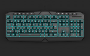 <span class=keywords><strong>Jedel</strong></span> Tùy Chỉnh 104 Phím Đa Phương Tiện LED Backlit Ánh Sáng Màng Chơi Game Bàn Phím Cho Văn Phòng & Máy Tính Để Bàn Sử Dụng - Product Image 4