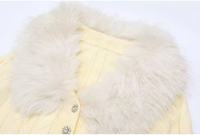 Cardigan en tricot pour femme, manteau pull long en fourrure, tricot torsadé pour femme, vente en gros