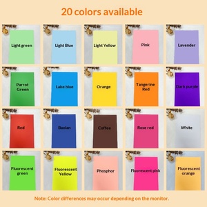 Carta Fotografica <span class=keywords><strong>A4</strong></span> Colorata All'Ingrosso, 20 <span class=keywords><strong>Colori</strong></span>, 100 Fogli, Confezione in Sacchetto OPP, Carta Pubblicitaria, Origami per Bambini - Product Image 2