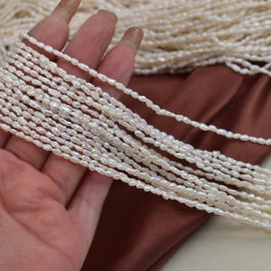 การจ่ายเงินสวัสดิการส่งท้ายปี การจัดการสินค้าอุปโภคบริโภค สร้อยคอมุกน้ำจืดจูจี้ งาน DIY ลูกปัดมุกธรรมชาติแบบกึ่งสำเร็จรูป - Product Image 4