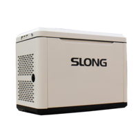 Generador de Gas Natural Silencioso de 8kW de la Marca SLONG: Energía de Respaldo Residencial Confiable con Cilindro Único Refrigerado por Aire
