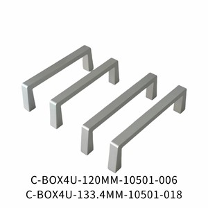 C-BOX ZSTC C-BOX 19인치 서브랙 전면 핸들, 폭 12.2mm, 투명 아노다이징 처리 3U 10501-005, 10501-006, 10501-018 4U 133.4MM - Product Image 6