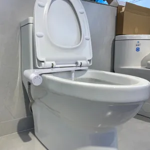 2022 New Design White Water Pressure Electroless Bidet Toilet Attachment