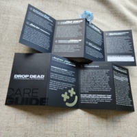 Flyers UV à trois volets/à deux volets de taille personnalisée Impression de dépliant en Z
