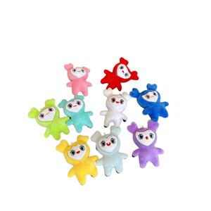 En stock, transfrontalier, ODM : Porte-clés et Poupée en peluche super douce pour sac, inspirée de Twice Park Ji Hyung Taeyeon <span class=keywords><strong>Somin</strong></span> Momo, avec rembourrage en coton PP, pour jeunes - Product Image 1