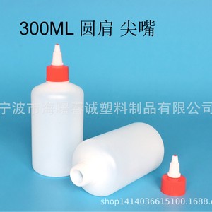 ขวดพลาสติก HDPE ทรงกลม ชุนเฉิง ขนาด 300 มล. หัวฉีดแหลม สำหรับบรรจุภัณฑ์ทั่วไป - Product Image 3