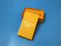 Boîte d'emballage de bougies de haute qualité, style moderne, couleur personnalisée, avec couvercle et base en papier enduit