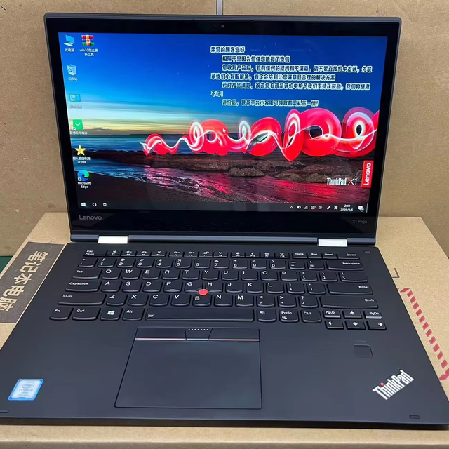 High Quality for Le-novo X1 Yoga 2018 14 Inch Used Laptop I5-7th 8G 256G X360 Touch Lightweight Notebook Student Laptop