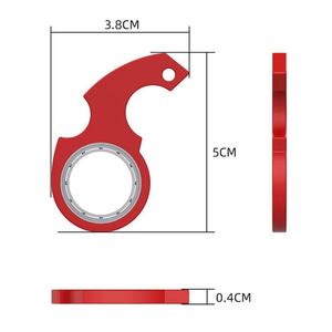 Spinner de poche en alliage de zinc, amusant, anti-anxiété, anti-stress, spinner Karambit Ninja pour clés - Product Image 6