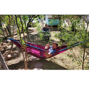 Imprimé Portable Hamac Balançoire 2 Personnes Double Moustiquaire Hamac Chaise Parachute Nylon Jardin Extérieur Camping Hamacs - Product Image 6