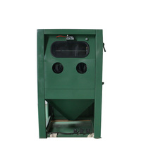 Machine de sablage automatique à plateau tournant pour jantes en alliage d'aluminium