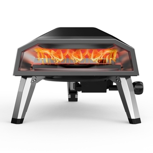 Xách tay bánh Pizza nướng thiết bị quay lò gas với xoay đá cho bánh thực phẩm xe tải xoay cho nhà bếp Nhà sản xuất bánh pizza - Product Image 3