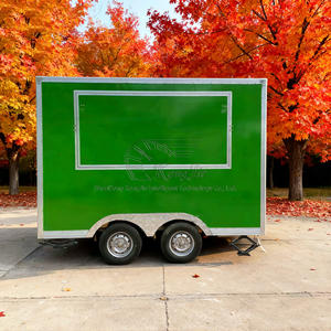 Mini <span class=keywords><strong>achat</strong></span> de chariot de camion de restauration rapide de pizza à la crème glacée personnalisée de rue mobile avec cuisine entièrement équipée - Product Image 2