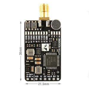 Émetteur-récepteur vidéo FPV MATEK Systems VTX-1G3SE-9 1,2 GHz 1,3 GHz 9 canaux pour hélicoptères et moteurs - Product Image 4