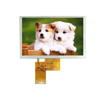 5 Zoll TFT LCD Displaymodul 800x480 Auflösung Touchscreen für Tragbare Monitore und Industriesteuerungen