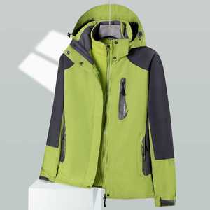 Women's 3 In 1 Outdoor Fleece <b>Lined</b> Jacket With Detachable Liner Keep Warm Full Sleeve Workwear <b>Coat</b> - Product Image 1