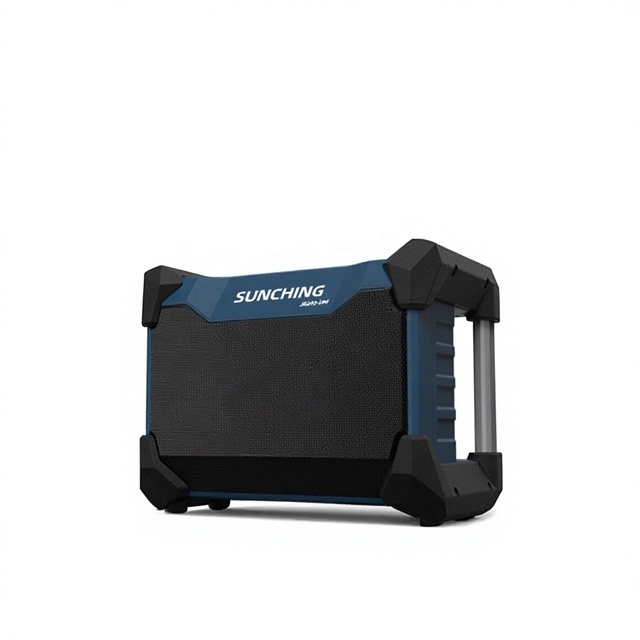 Factory Customized Heavy-Duty Plastic Wireless Jobsite Speaker Work with 12-18V Lithium-ion Battery Powerful Bass