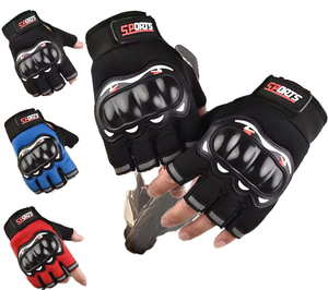 Guantes de Ciclismo para Motocicleta, Medios Dedos, Compatibles con Pantalla Táctil, Nuevos Modelos, Gel, Uso en Exteriores, Transpirables, Verano, Venta al Por Mayor de Fábrica - Product Image 2