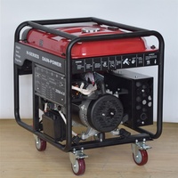 Générateur de soudage à essence portable Holfill 250A-4.0 8.0KW, économique, 220/380V, refroidi par air