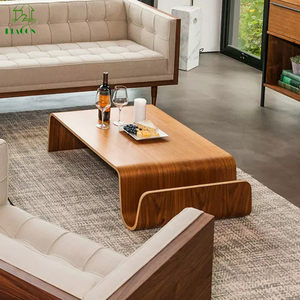 <strong>Mid</strong> <strong>Century</strong> Modern Italian Walnut Color Solid Wood Living Room Center <strong>Table</strong> Famous Designer Coffee <strong>Table</strong> - Product Image 2