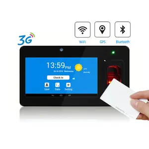 Attendance Android System Fingerprint RFID Card Time Attendance Terminal Support 3G And Sending Message To Mobile Phone GT368