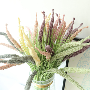MW09921 Plantas artificiales de tallo largo Grano Spike Lavanda Setaria <span class=keywords><strong>Viridis</strong></span> para arreglos y exhibiciones de Pascua de primavera - Product Image 6