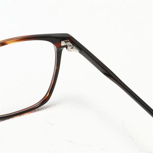 Monture de lunettes en matériau durci ultra-légère NN-140, branches élastiques bicolores, couleur transparente, petit carré, <span class=keywords><strong>été</strong></span> - Product Image 2
