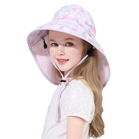 Sombreros de cubo de animales de dibujos animados para niños Protección solar ajustable Gorra de verano Viajes de playa al aire libre