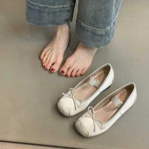 Mary Jane รองเท้าใส่ในตอนเย็น, 2024<span class=keywords><strong>ซาติน</strong></span>สไตล์ฝรั่งเศสใหม่หรูหราพร้อมกระโปรงเพิ่มความสูง - Product Image 4