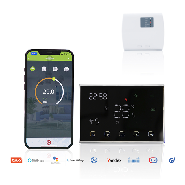 Beca BHT-8000 WiFi-Enabled Smart AC Thermostat Zigbee Controller for Room Heating Programmable RF Underfloor Floor Apartment