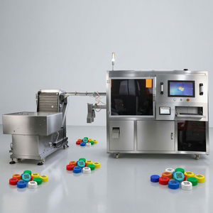 Machine <span class=keywords><strong>de</strong></span> marquage laser UV à alimentation automatique <span class=keywords><strong>de</strong></span> bouchons <span class=keywords><strong>de</strong></span> bouteilles avec autofocus, nouvelle intégration <span class=keywords><strong>de</strong></span> collecte <span class=keywords><strong>de</strong></span> données et d'inspection, anti-contrefaçon - Product Image 3