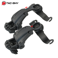 Adaptateur de rail de casque tactique TAC-SKY TS compatible avec les cache-oreilles de tir tactique LIBERATOR V IV /H300 /H301Tactical