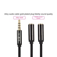 Cable de Audio Auxiliar de Alta Calidad de 3.5mm, Cable de Audio 1/2, 1 Macho a 2 Hembras, Distribuidor de Auriculares Doble 1 a 2