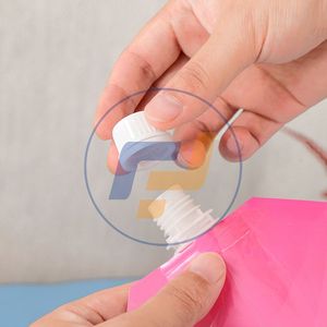 Customizable Stand up Chocolate Soy <strong>Milk</strong> Spout <strong>Pouch</strong> with Gravure Printing for Supermarket &amp; Exhibition Use - Product Image 6