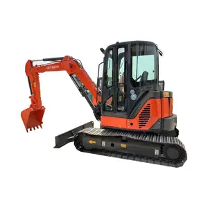 2020 Model Gebruikte Industriële Snelle Nieuwe Mini Digger Hitachi Zx50u Graafmachine 5T Zware Gebruikte Graafmachine