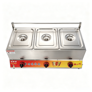 <span class=keywords><strong>Friteuse</strong></span> professionnelle à gaz en acier inoxydable à poser sur comptoir, 3 bacs, GPL/GNL, pour poulet frit, frites, camions de restauration, pot de friture à huile - Product Image 6
