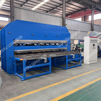 Machine de fabrication de carreaux de sol en caoutchouc utilisant des pneus recyclés en poudre/granulés, machine de presse à carreaux en caoutchouc pour paver l'aire de jeux/salle de sport