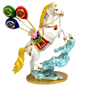 Feng Shui Joyous Windhorse Success and Happiness Statue Decorations in Bedroom and Living Room W5280