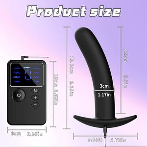 <span class=keywords><strong>Plug</strong></span> <span class=keywords><strong>anal</strong></span> à électrochoc avec câble, double fil, électro-stimulation, <span class=keywords><strong>plug</strong></span> <span class=keywords><strong>anal</strong></span> pour entraînement BDSM, jouets sexuels pour hommes, femmes, couples - Product Image 6
