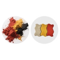 Teinture en oxyde de fer jaune, colorant, pour briques