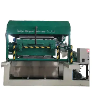 Automaticegg cover tray machine with hot press machine