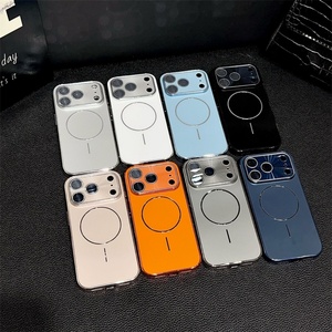 เคสกระจก Ag Nano Matte อย่างเป็นทางการสำหรับ iPhone 17 Pro Max 16 15 Plus 14 13 Pro Max17 air รองรับการชาร์จไร้สายแบบแม่เหล็ก ฝาหลังแข็ง ร้านค้า - Product Image 1