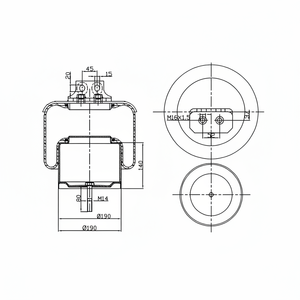 Soffietti, Sospensioni Pneumatiche Adatte per Molle ad Aria IVECO 290.1.420 - Product Image 1