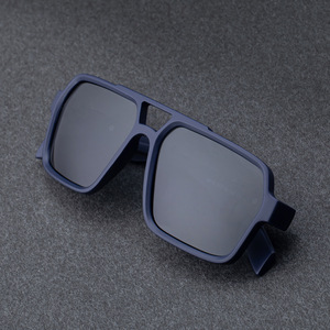 Lunettes de soleil polarisées de luxe pour hommes, monture carrée, verres TAC UV400, monture en plastique et métal, couleur noire LF-8512, commerce électronique transfrontalier - Product Image 5