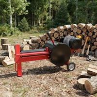 Fendeuse de bûches électrique rapide HOT JQ, 2 secondes de temps de réponse, avec roulement et engrenage, force de 7 tonnes pour bois de chauffage forestier