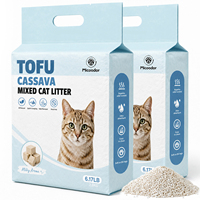 Litière pour chat en tofu, manioc et bentonite, best-seller, contrôle des odeurs pour chats