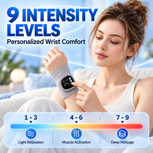 เครื่องนวดข้อมือ 3 in 1 EMS TENS พร้อมระบบทำความร้อน อุปกรณ์ดูแลมือแบบสวมใส่ได้ ชาร์จผ่าน USB เพื่อความสบายในทุกวัน - Product Image 4
